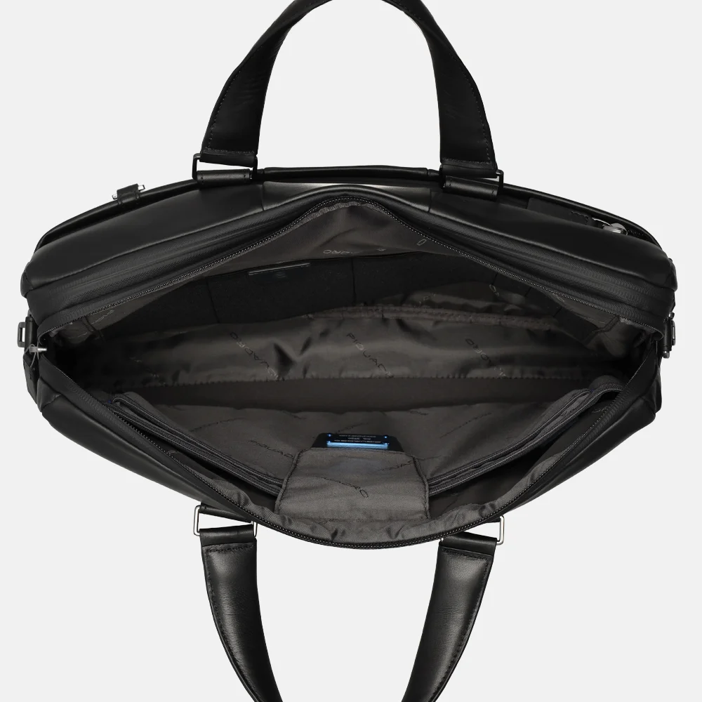 Piquadro Urban laptoptas 15 inch nero bij Duifhuizen