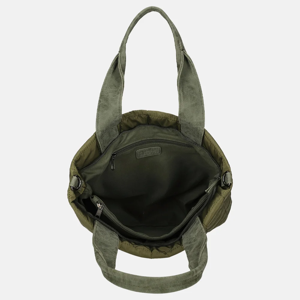 Enrico Benetti Demi shopper olijfgroen bij Duifhuizen