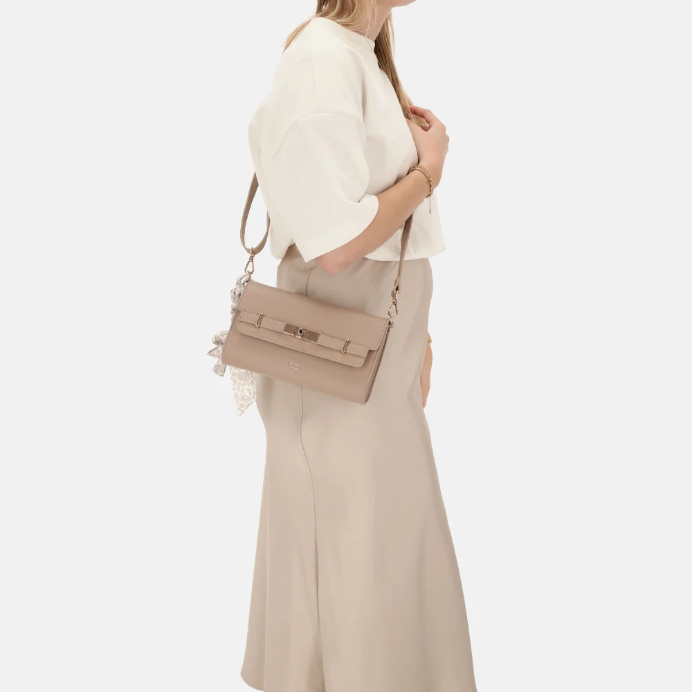 Charm London The Hamptons envelop clutch lichttaupe bij Duifhuizen