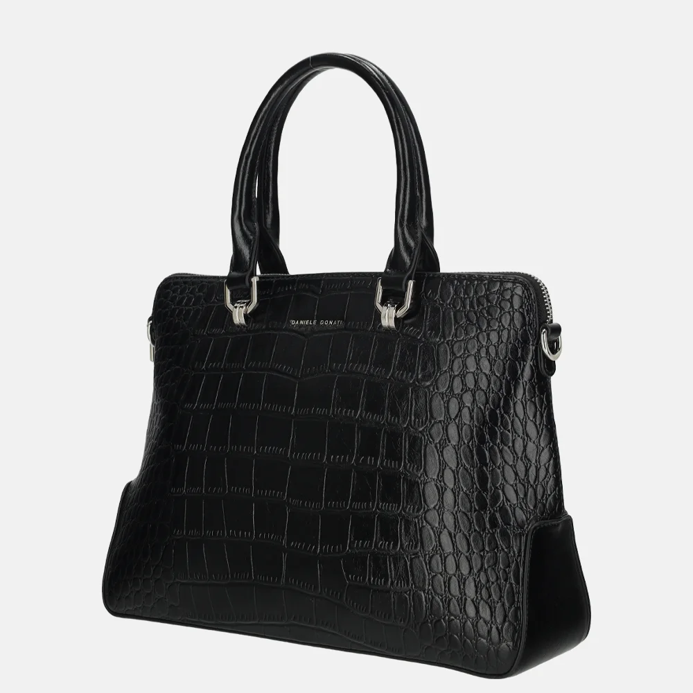 Daniele Donati Croco handtas M black bij Duifhuizen