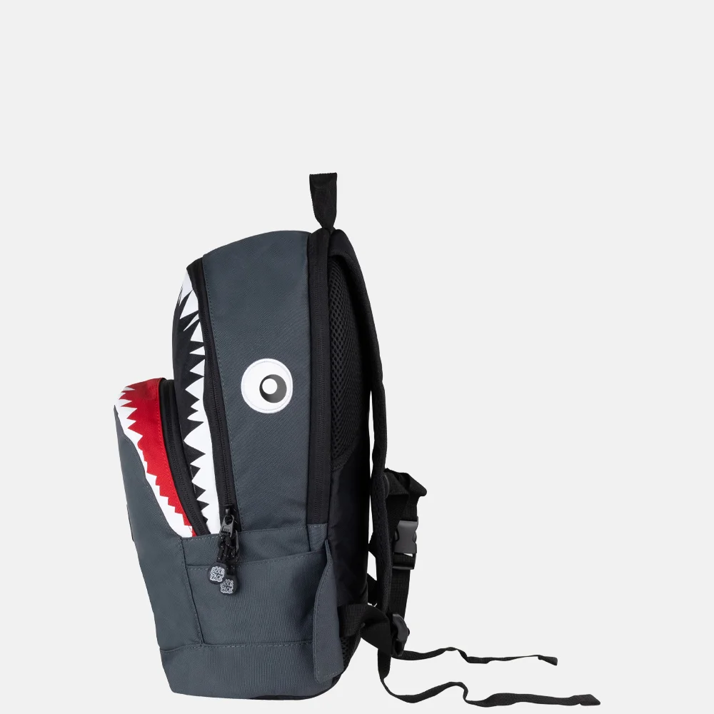 Pick & Pack Shark kinderrugzak M anthracite bij Duifhuizen