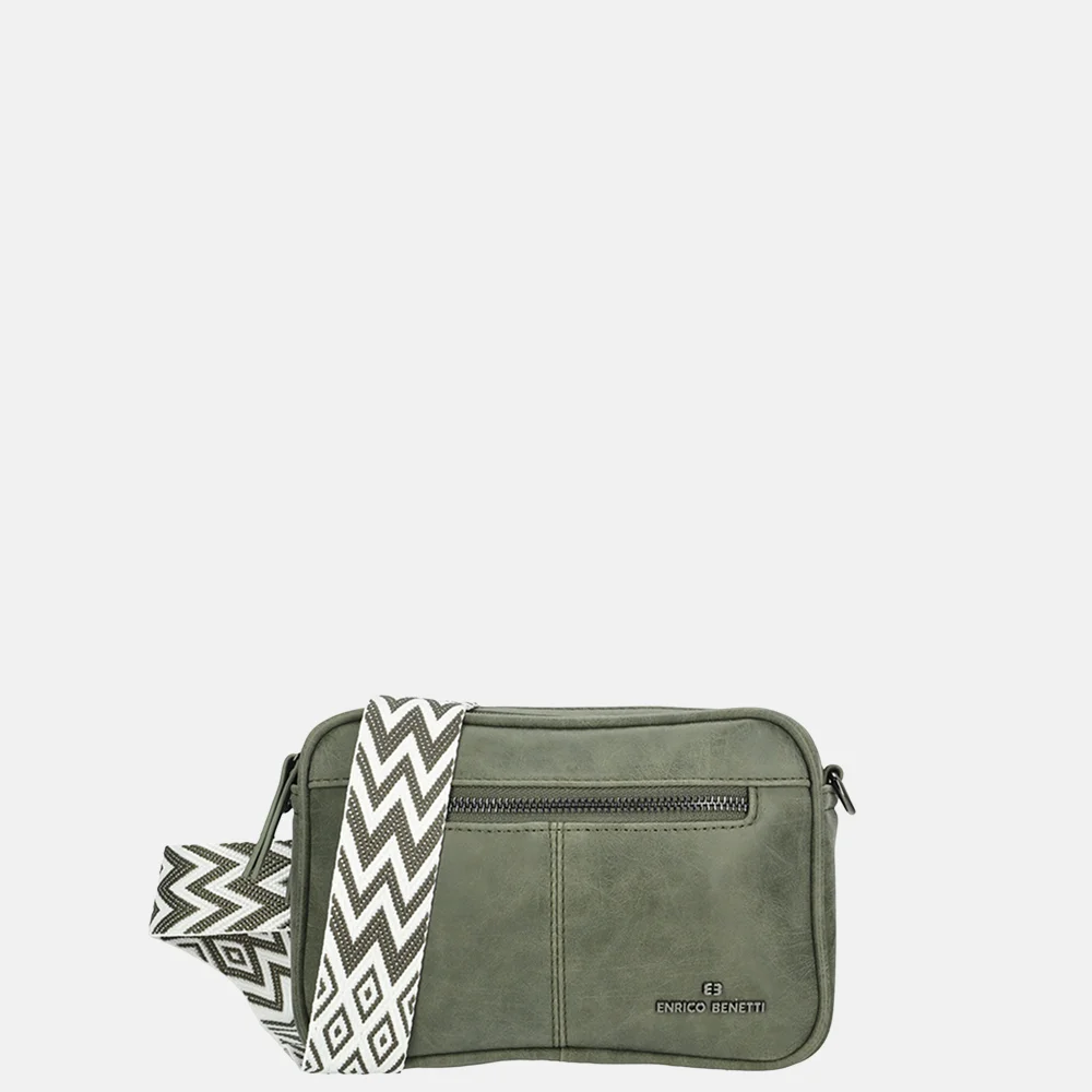 Enrico Benetti Stacey crossbody tas olijfgroen