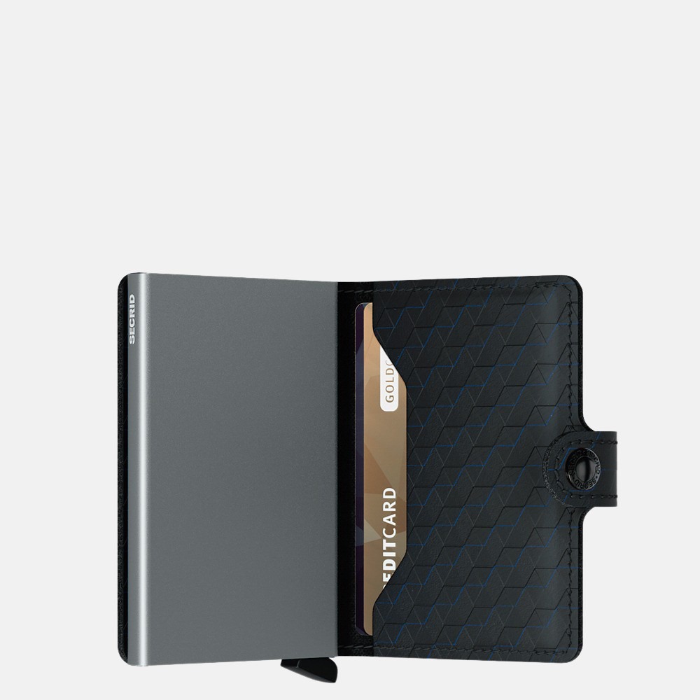 Secrid Miniwallet pasjeshouder optical black titanium bij Duifhuizen