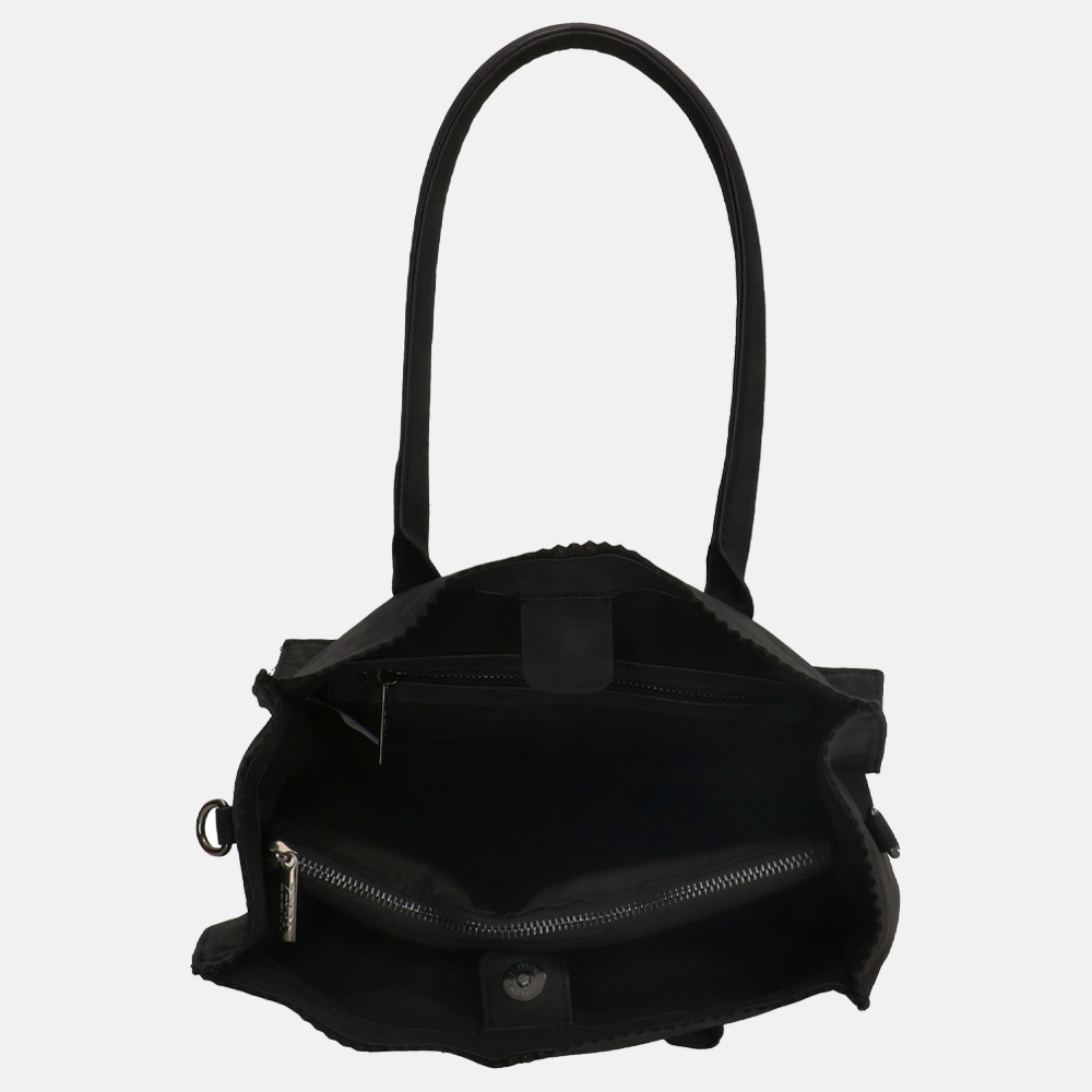 Zebra Trends Rosa shopper black bij Duifhuizen
