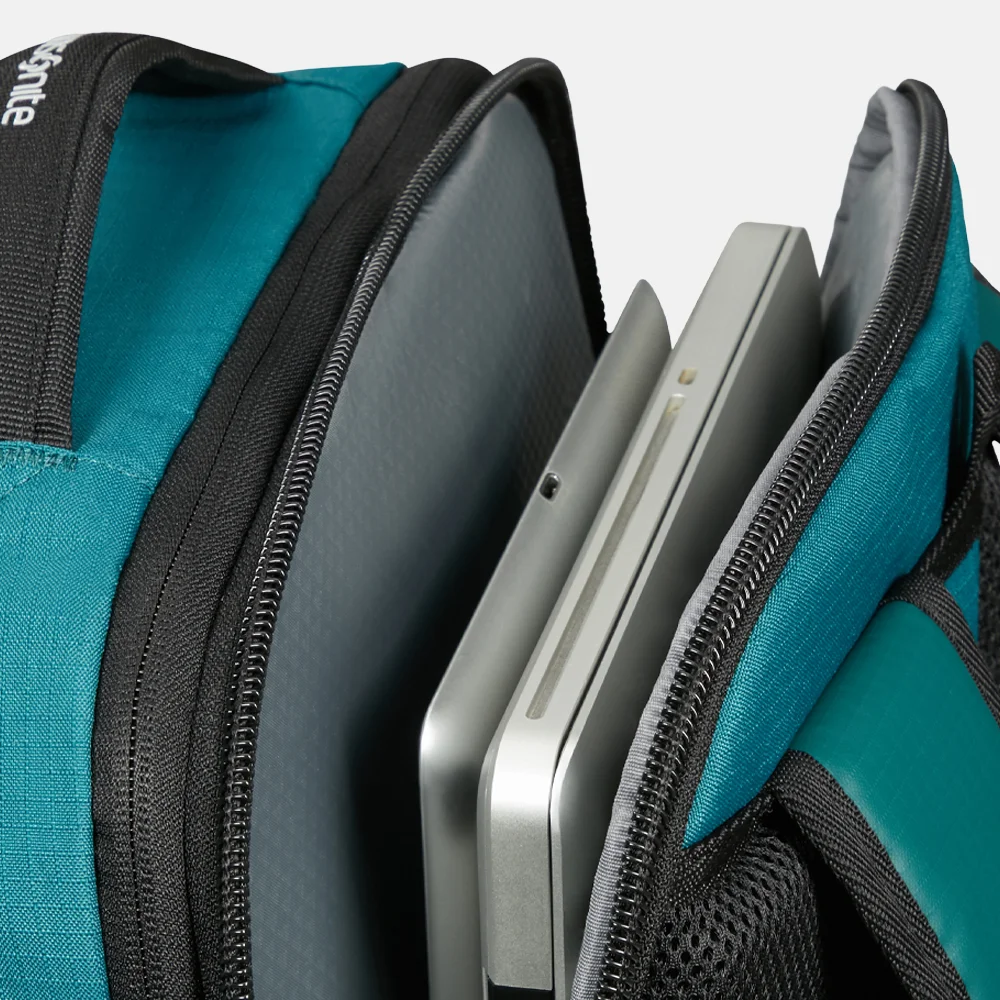 Samsonite Roadseeker laptoprugzak L 17 inch expandable deep teal bij Duifhuizen