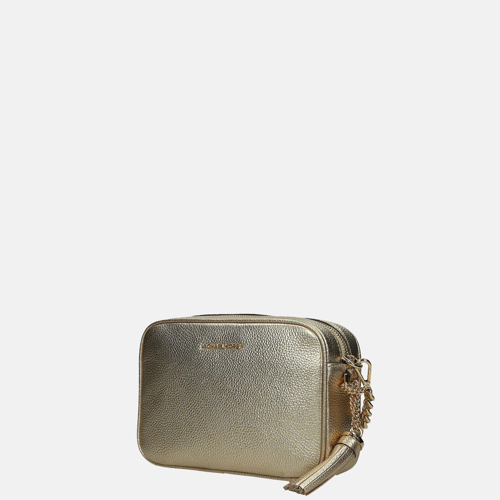 Michael Kors Ginny Camera Bag crossbody tas pale gold bij Duifhuizen