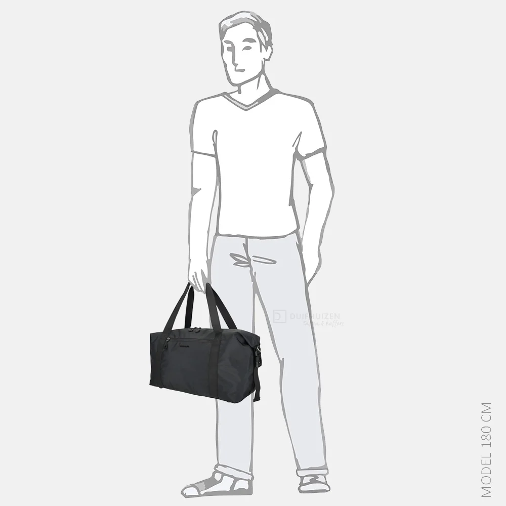 Enrico Benetti Luzern weekendtas/sporttas 55 cm black bij Duifhuizen