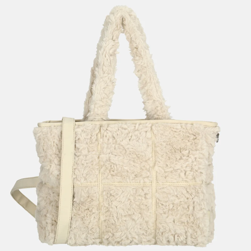 Enrico Benetti Fay handtas teddy off white bij Duifhuizen