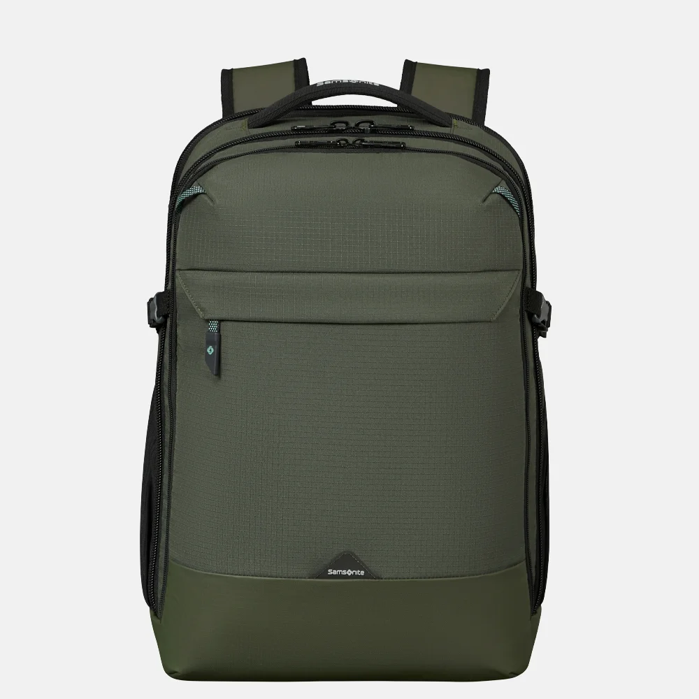 Samsonite Roadseeker laptoprugzak L 17 inch expandable dark olive