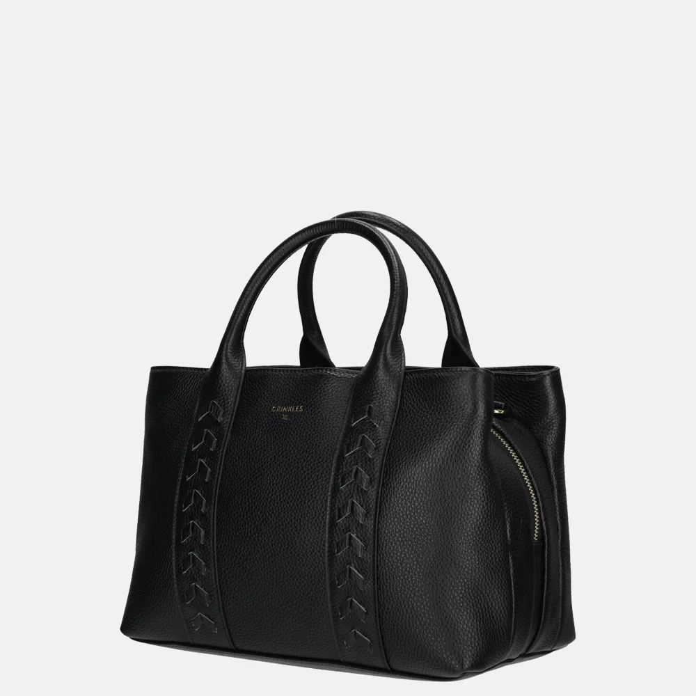 Crinkles handtas black bij Duifhuizen