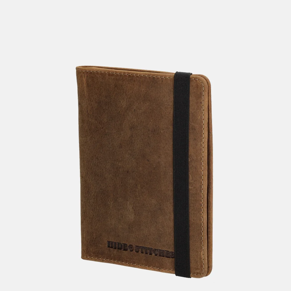 Hide & Stitches paspoorthoes bruin bij Duifhuizen