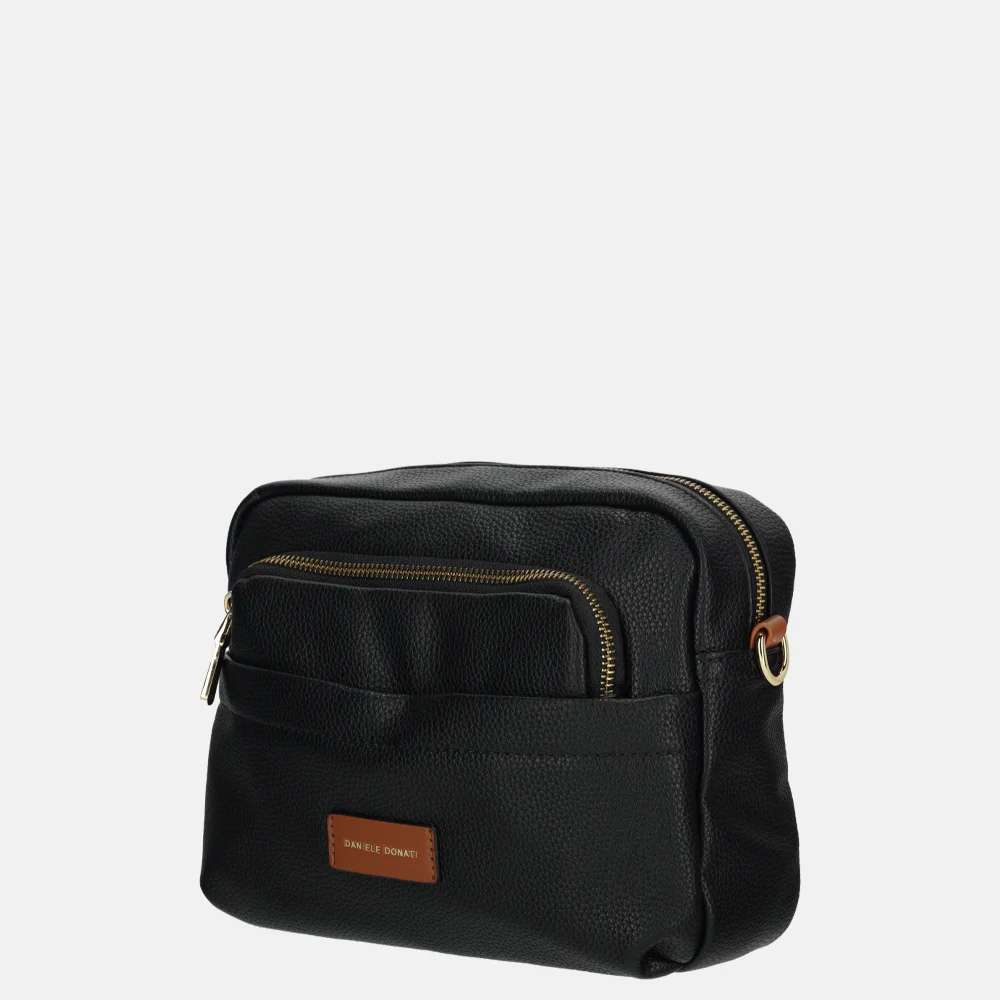 Daniele Donati crossbody tas black bij Duifhuizen