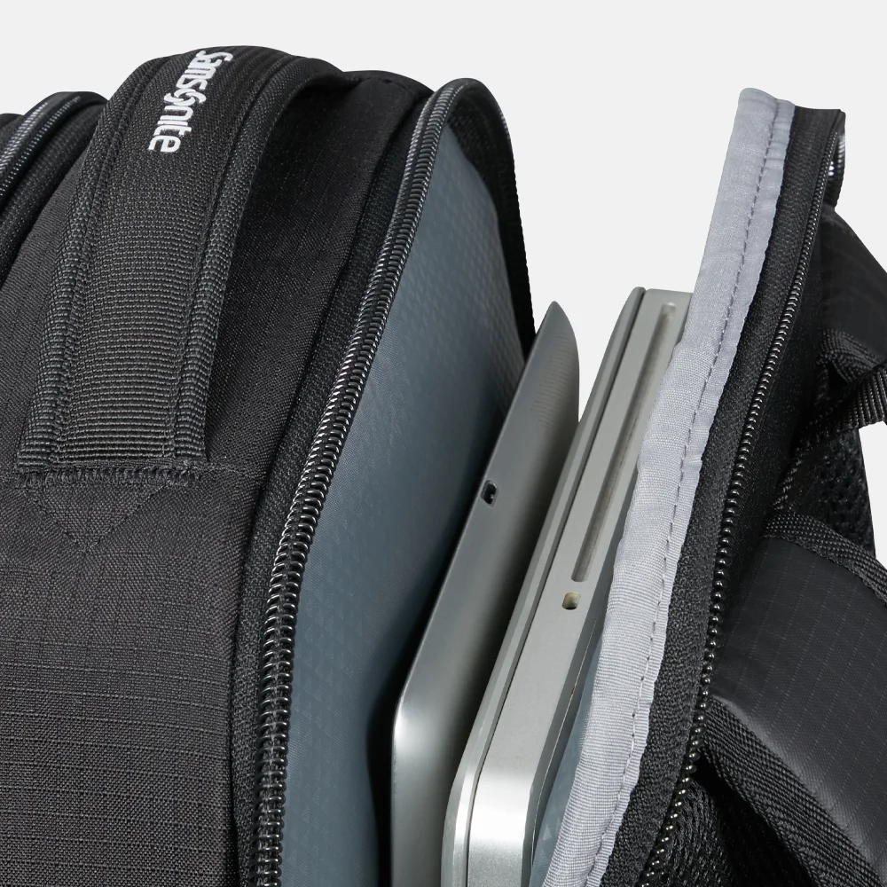Samsonite Roadseeker laptoprugzak M 15 inch deep black bij Duifhuizen