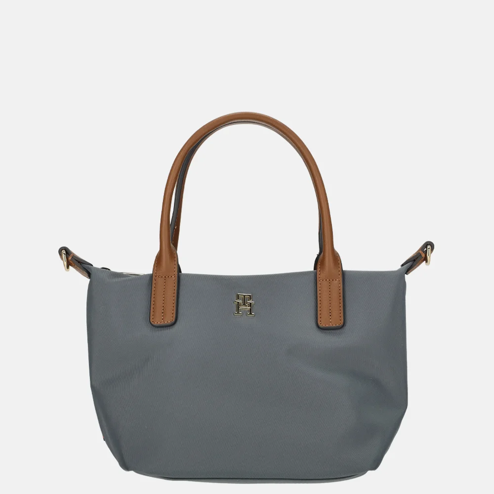 Tommy Hilfiger Popette tote handtas mini superior steel bij Duifhuizen