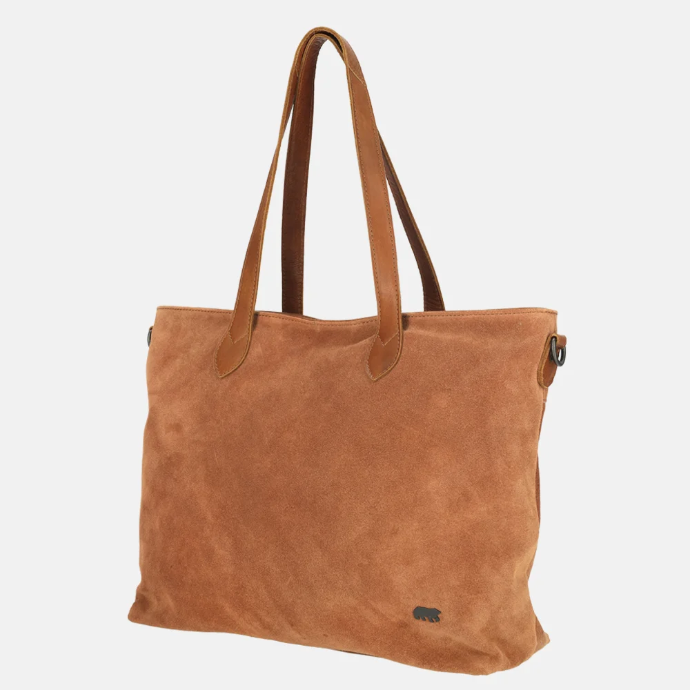 Bear Design shopper L cognac bij Duifhuizen