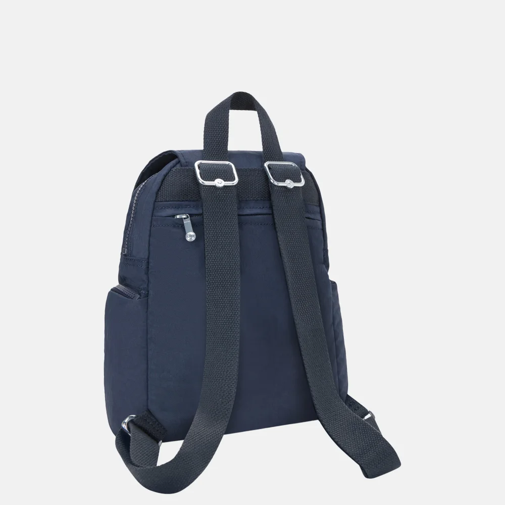 Kipling City Zip rugzak mini blue bleu 2 bij Duifhuizen