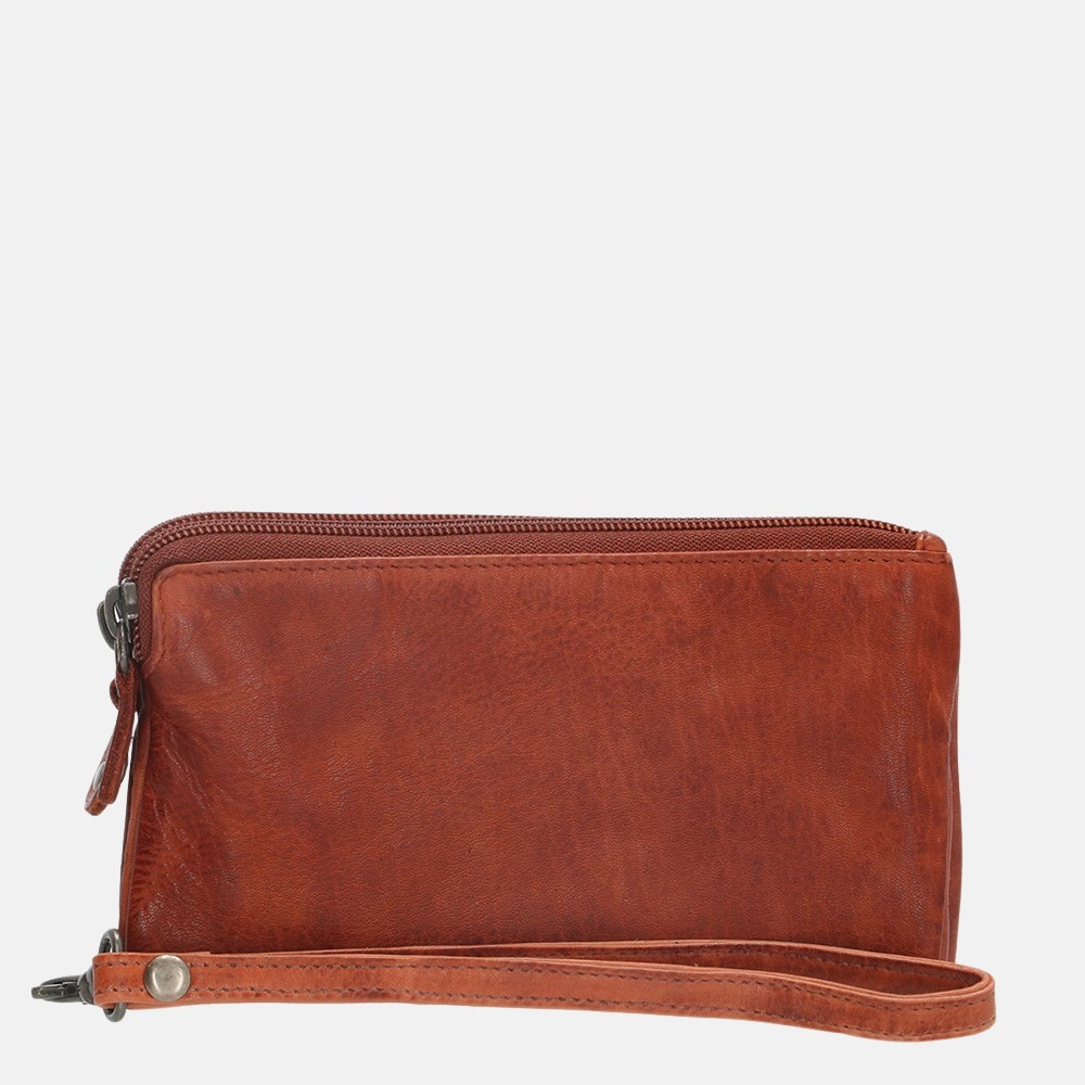 Old West Paint Rock portemonnee cognac bij Duifhuizen