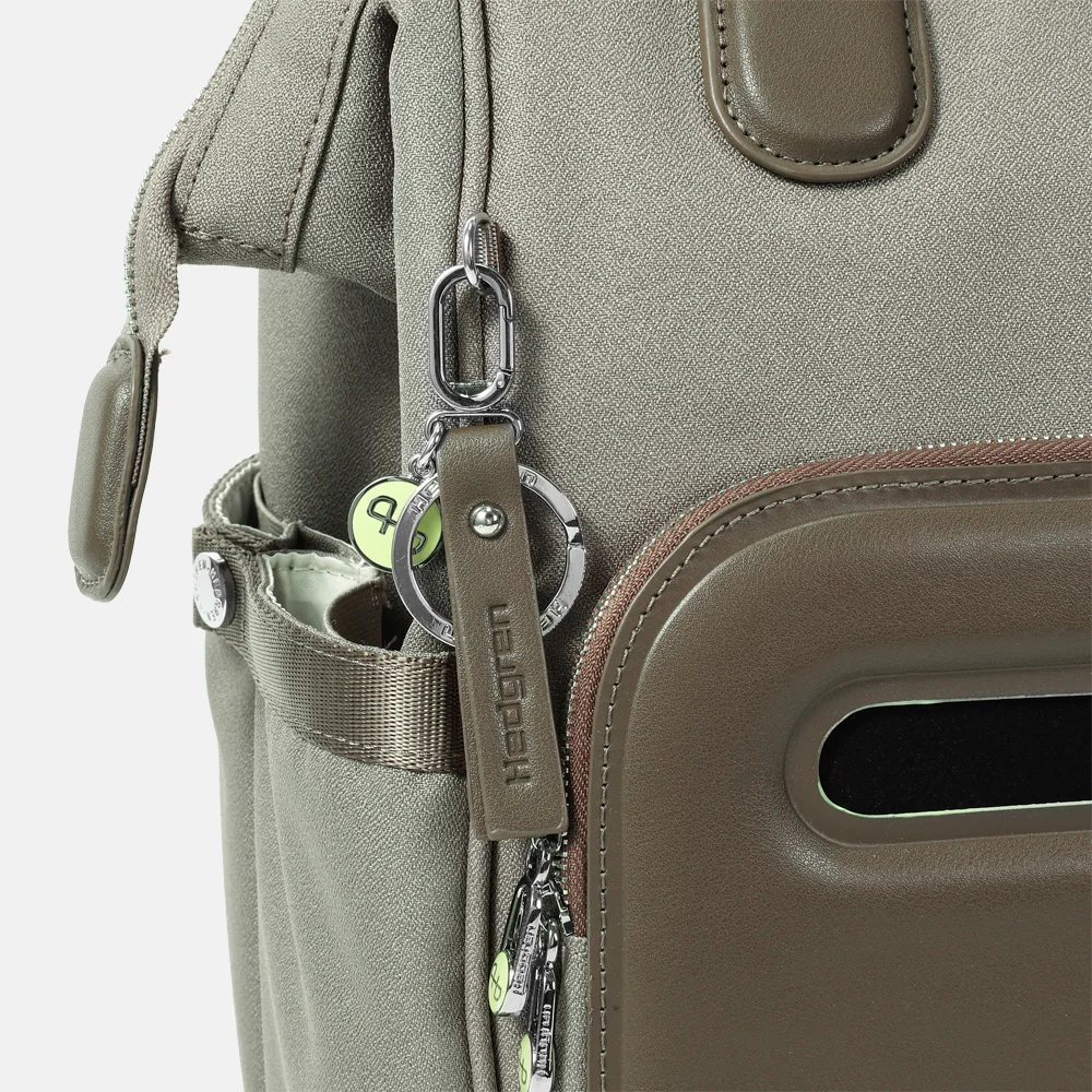 Hedgren business trolley 15 inch vintage taupe bij Duifhuizen