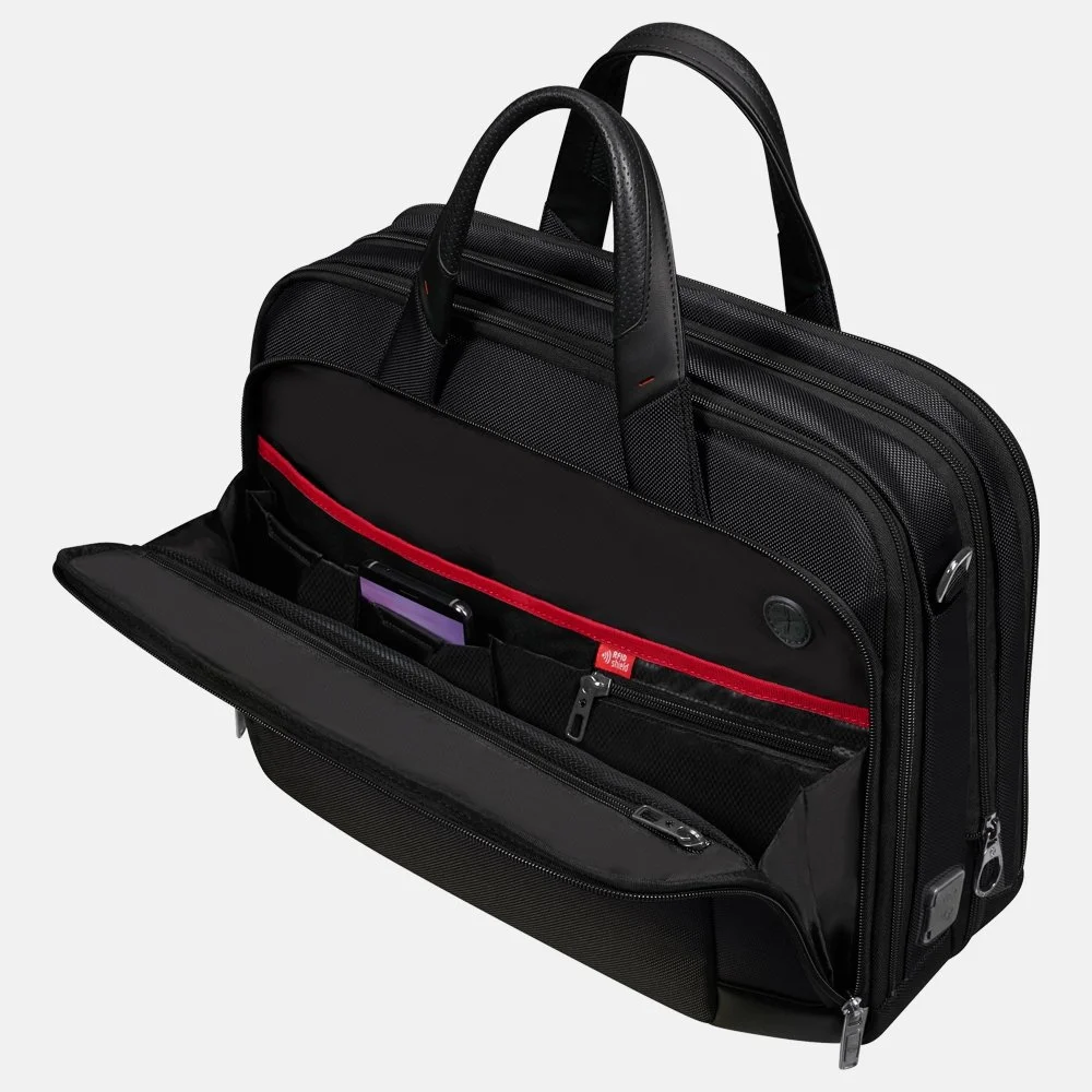 Samsonite Pro-Dlx 6 laptoptas 15.6 inch black bij Duifhuizen