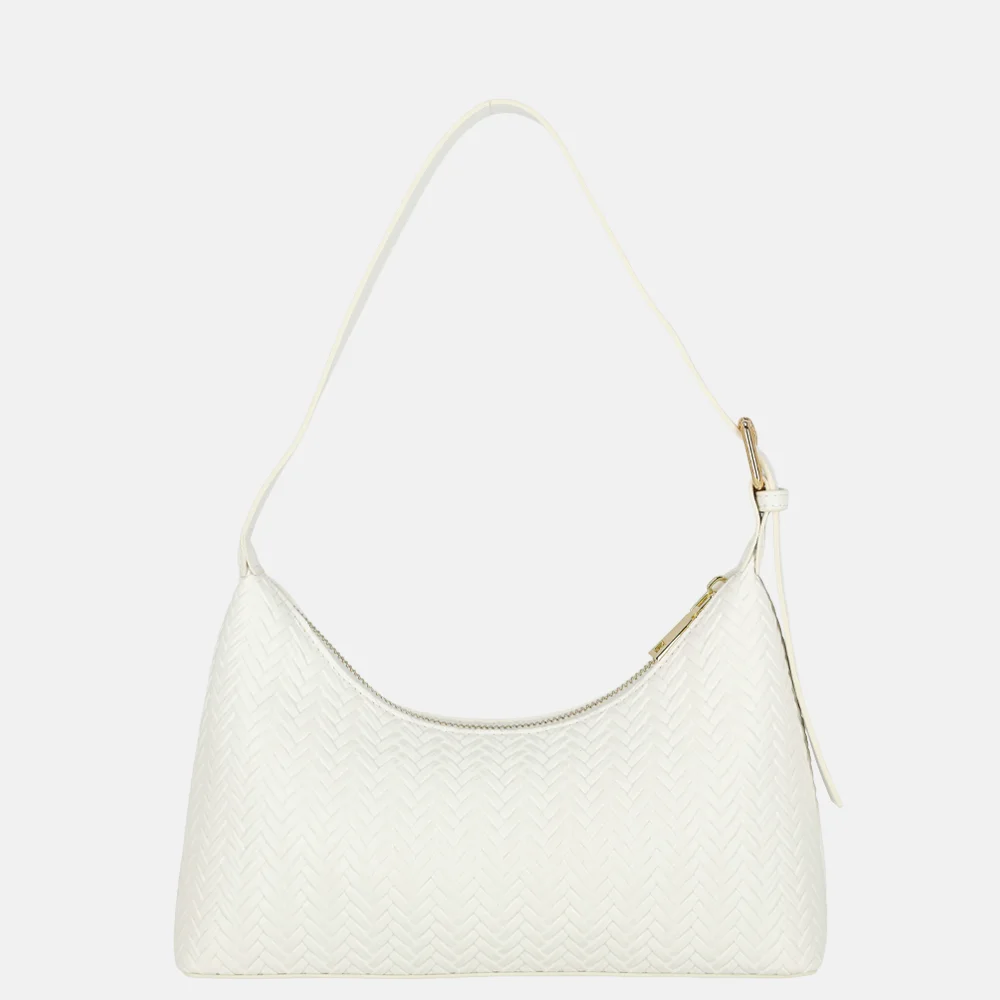 Laurent David Amy schoudertas vlecht white bij Duifhuizen