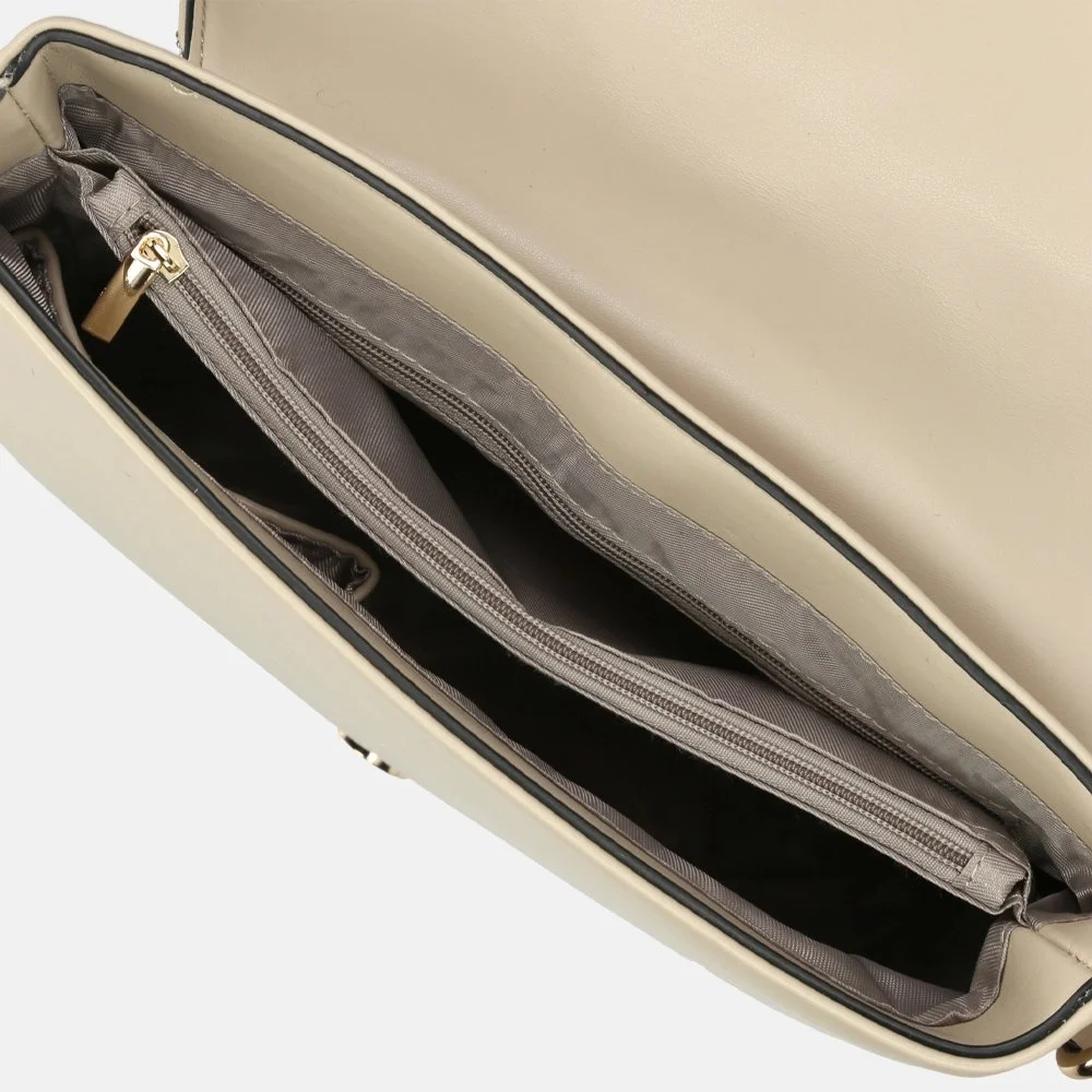 Olivia Lauren crossbody tas greige bij Duifhuizen