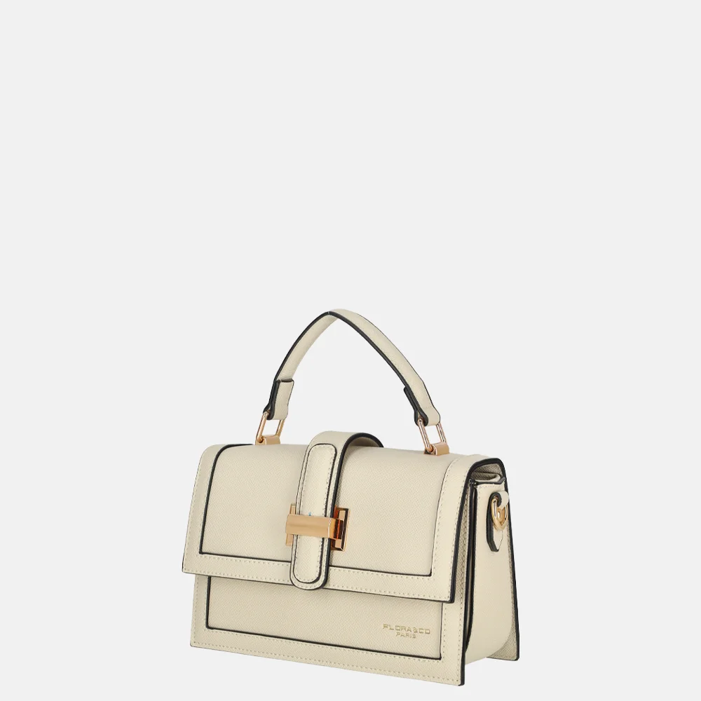 Flora & Co crossbody tas ecru bij Duifhuizen