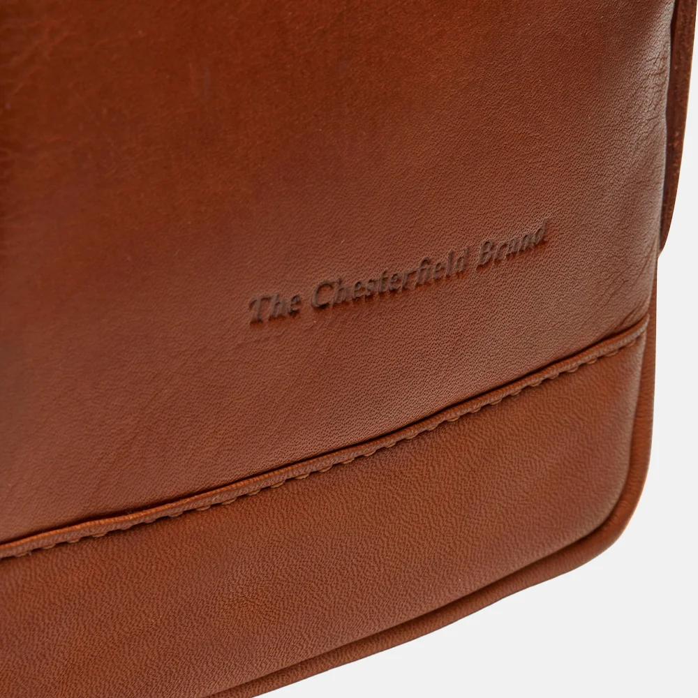 Chesterfield Riga crossbody tas cognac bij Duifhuizen