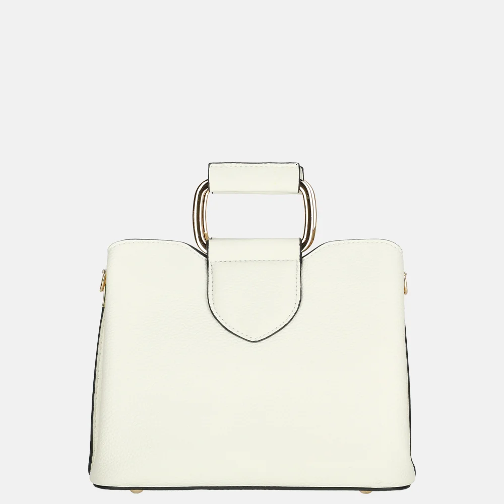 Flora & Co handtas S white bij Duifhuizen