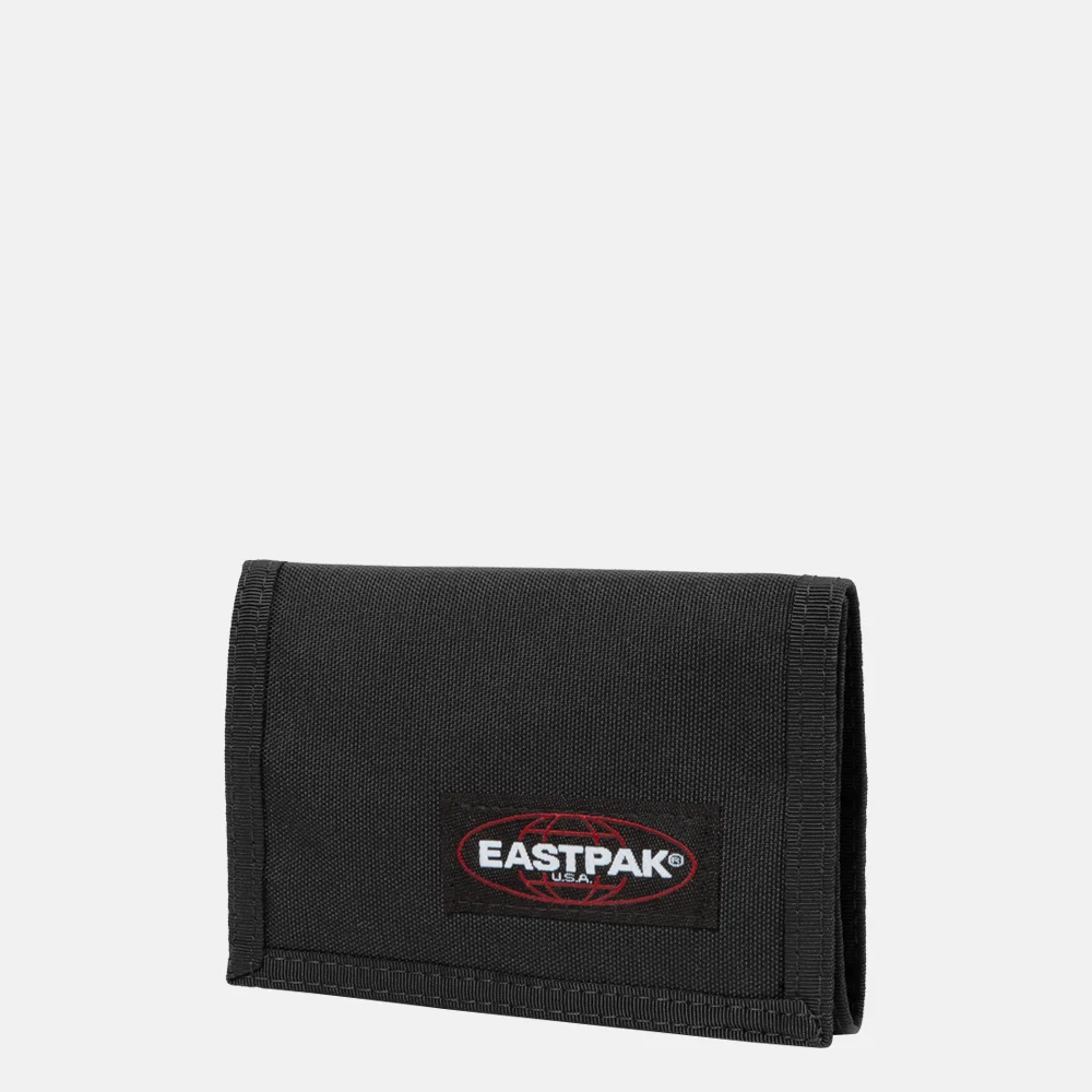 Eastpak Crew Single Wallet - Keychain Card Holder, 5.3x3.7 Inch, Black Denim (Gris) - View #10