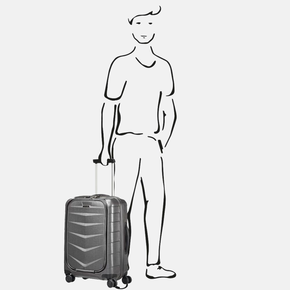 Samsonite Lite-Biz spinner 55 cm eclip grey bij Duifhuizen