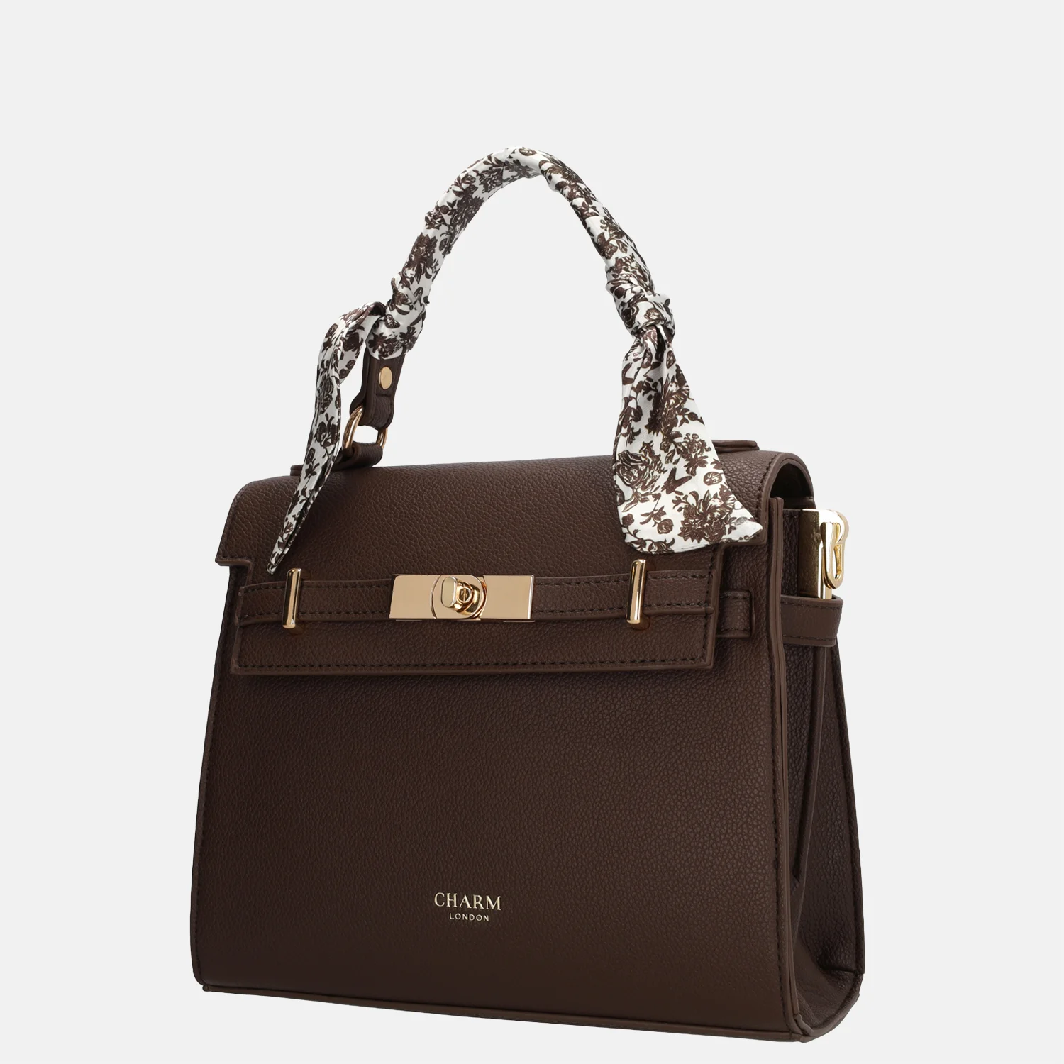 Charm London The Hamptons handtas S donkerbruin bij Duifhuizen