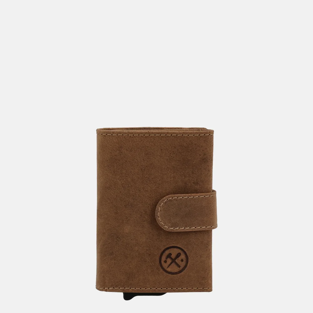Hide & Stitches pasjeshouder bruin bij Duifhuizen