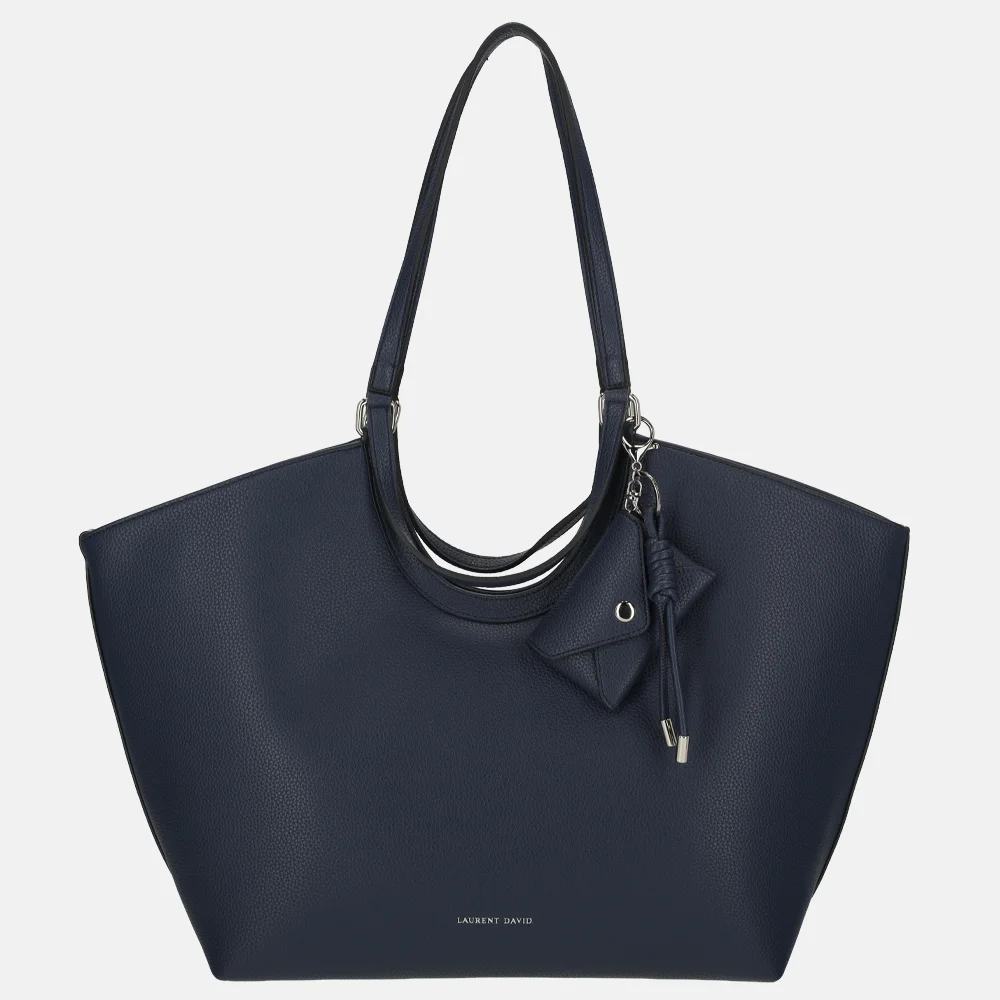 Laurent David Estee handtas/shopper navy bij Duifhuizen
