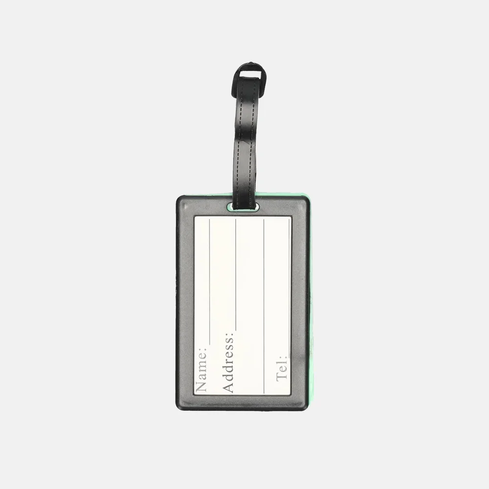 Duifhuizen kofferlabel flamingo bij Duifhuizen