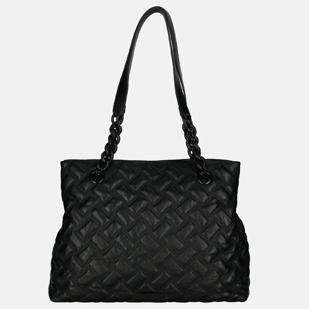 Kurt Geiger Kensington tote drench shopper black bij Duifhuizen