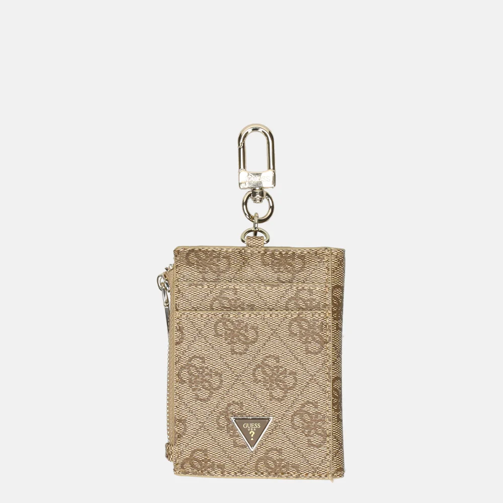 Guess Zamira pasjeshouder latte logo bij Duifhuizen