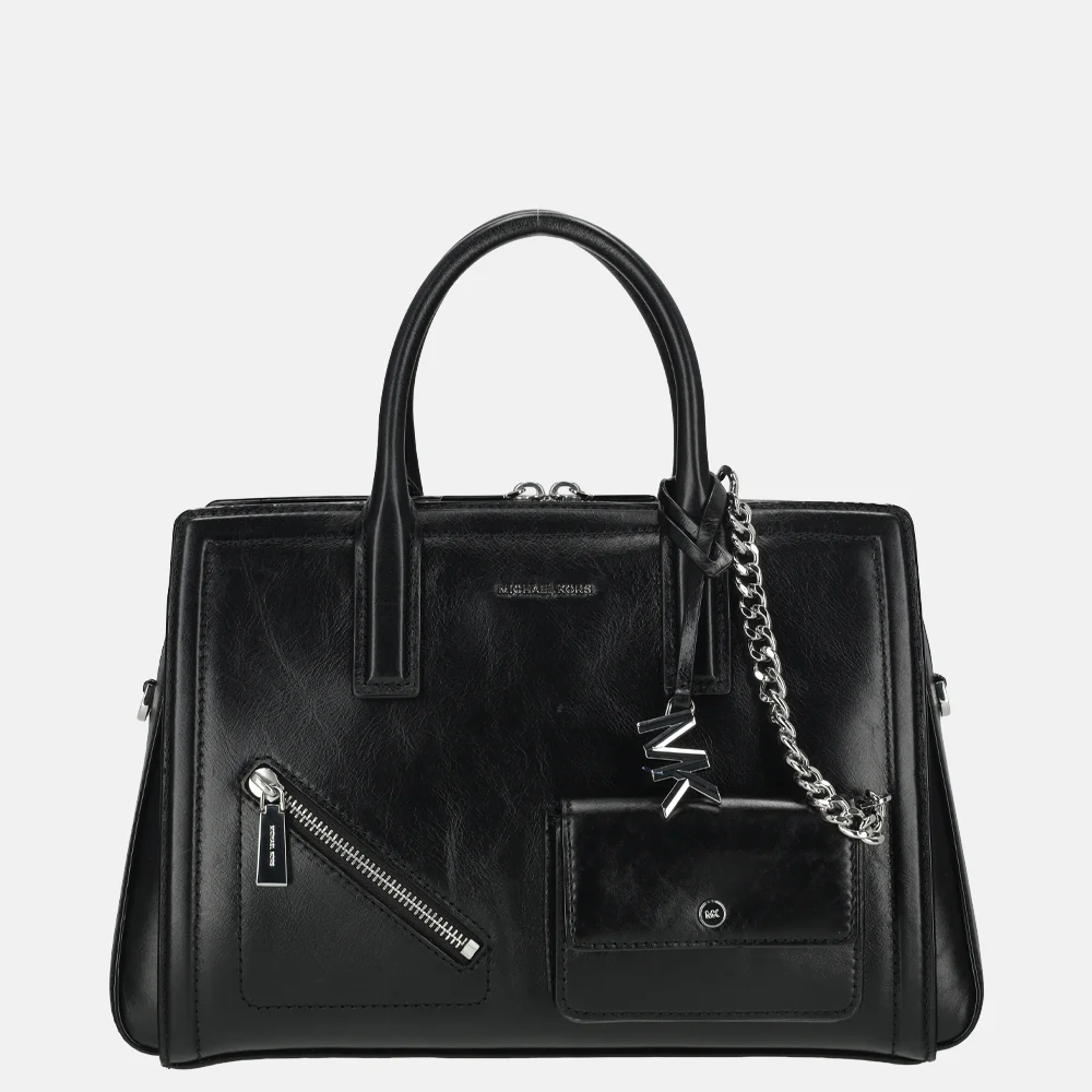 Michael Kors handtas satchel M black bij Duifhuizen