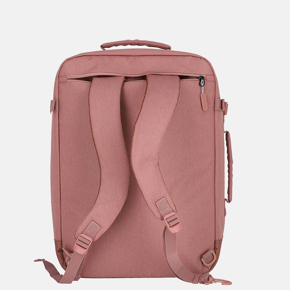 Travelite Kick Off Cabin Size backpack/weekender rugzak rose bij Duifhuizen