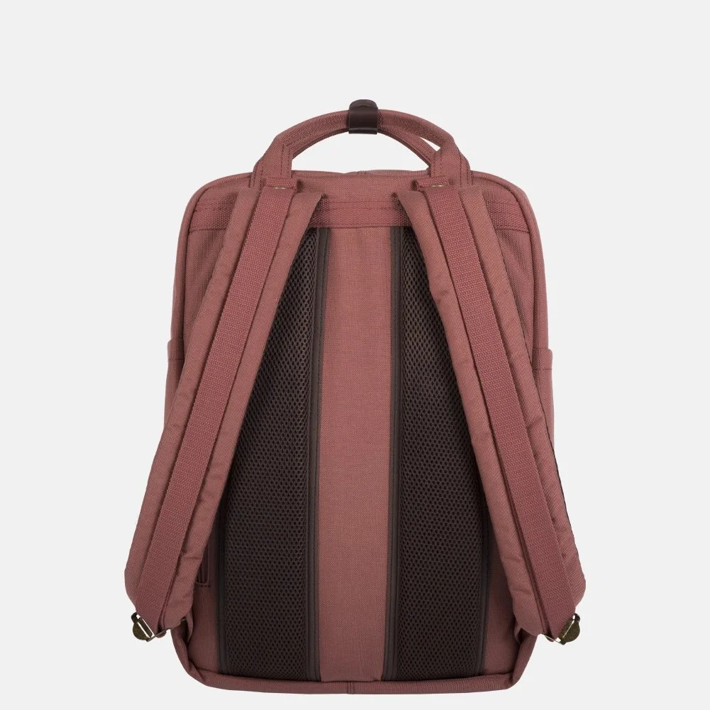 Doughnut Macaroon Cordura rugzak L 15 inch chestnut bij Duifhuizen