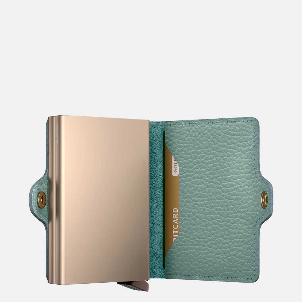Secrid Twinwallet pasjeshouder pebble sea green bij Duifhuizen