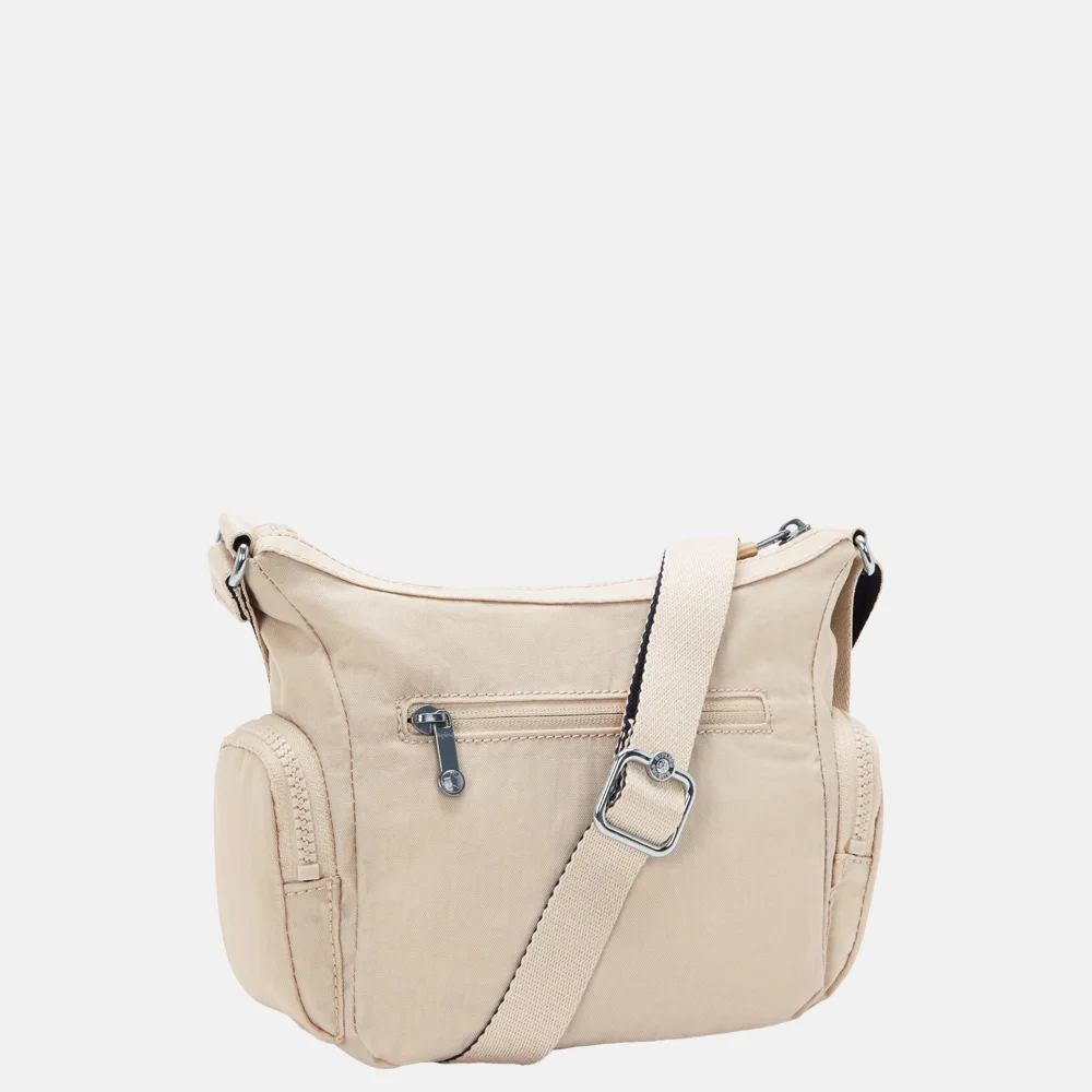 Kipling Gabbie crossbody tas mini back to beige bij Duifhuizen