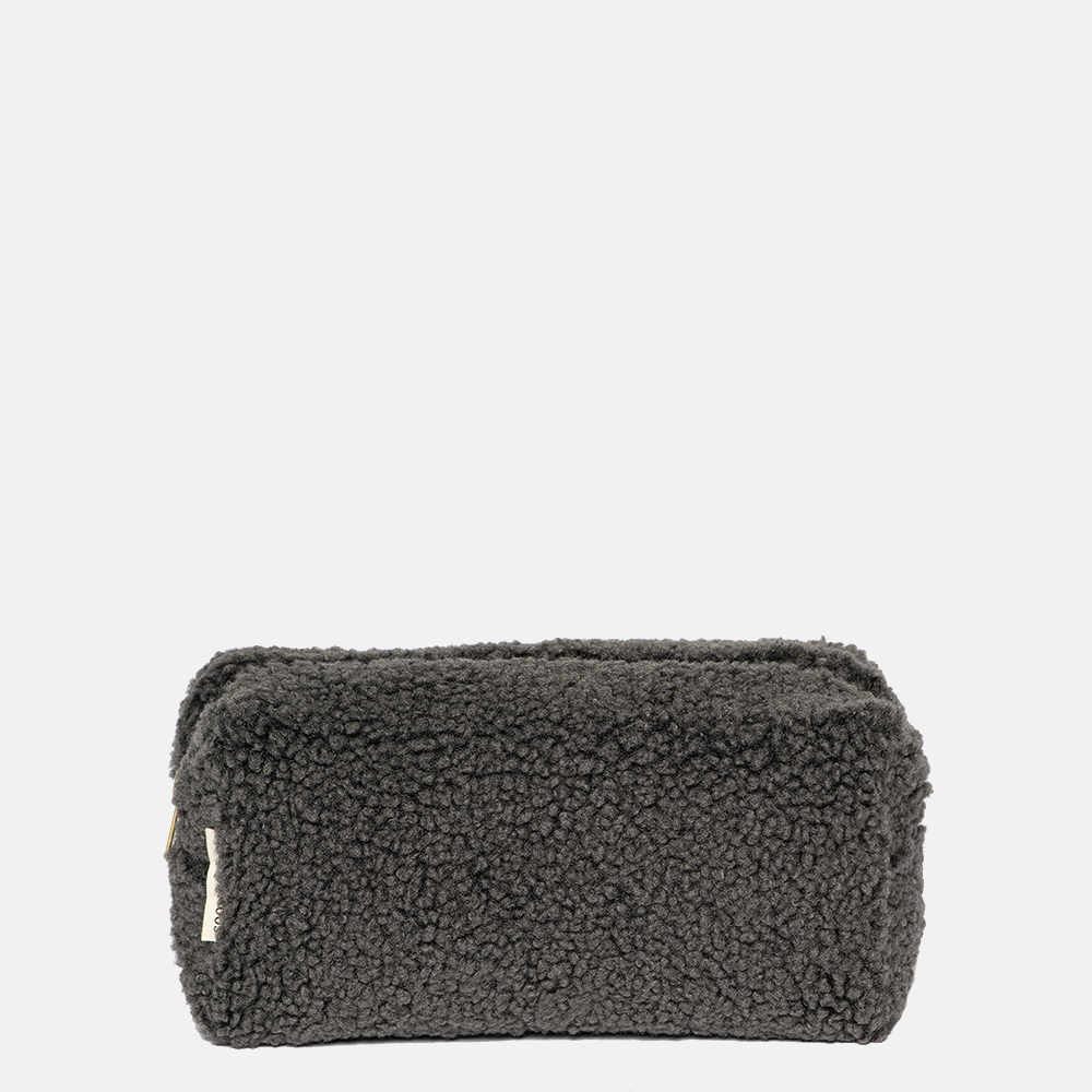 Studio Noos Chunky Pouch toilettas dark grey bij Duifhuizen