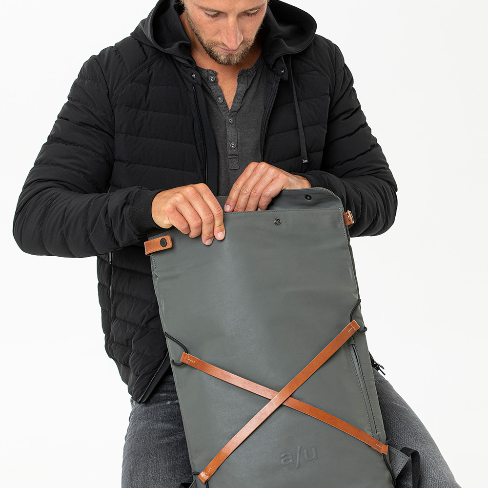 Aunts & Uncles Japan Osaka rugzak 15 inch gravity grey bij Duifhuizen