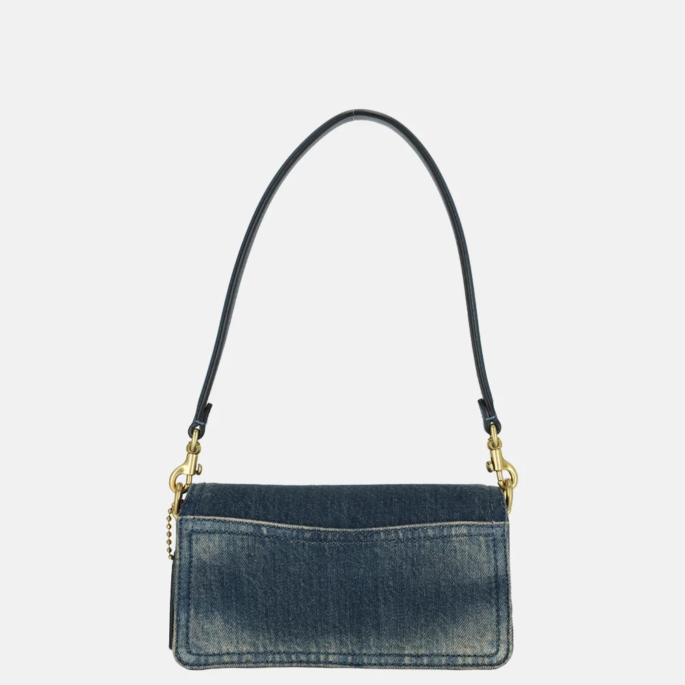 Coach Tabby Loved schoudertas 20' denim dark indigo bij Duifhuizen