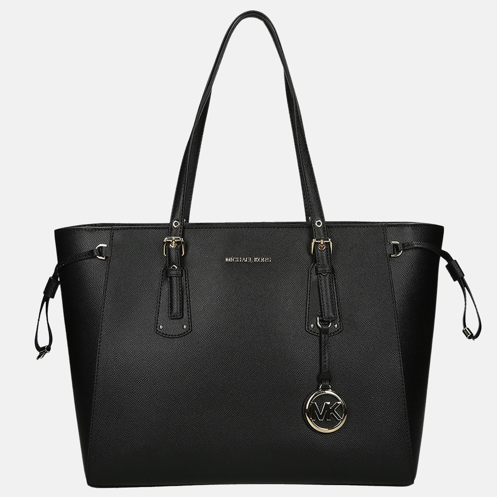 Michael Kors Voyager shopper M black bij Duifhuizen