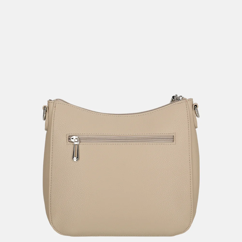 Flora & Co crossbody tas beige bij Duifhuizen