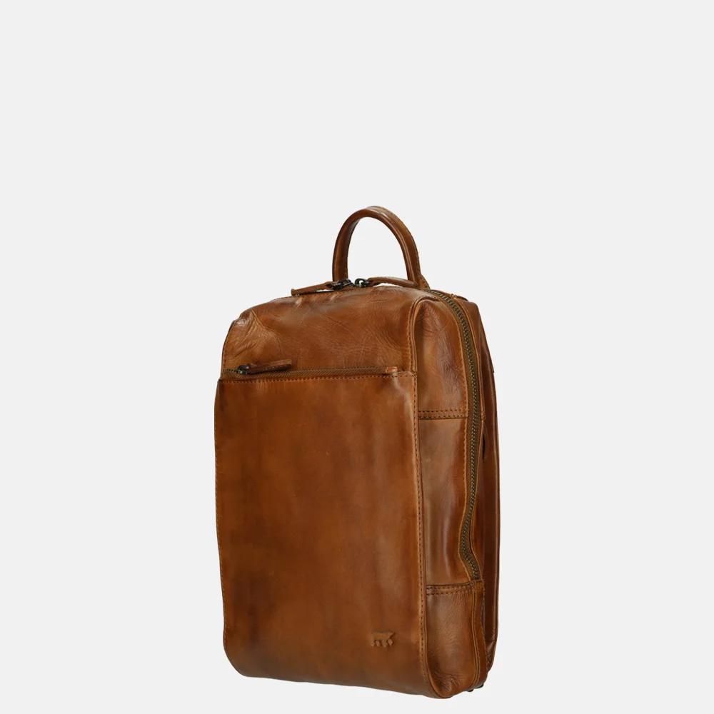 Bear Design rugzak cognac bij Duifhuizen