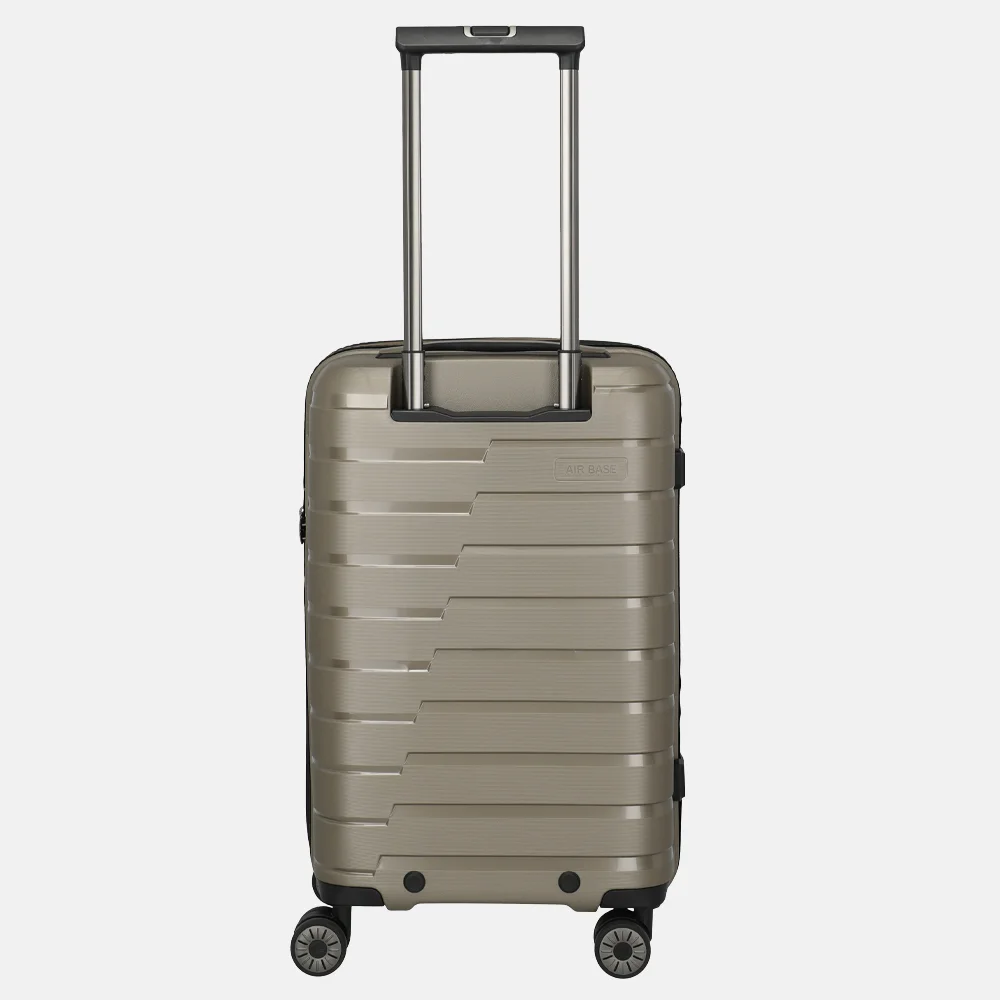 Travelite Air Base handbagage koffer slim 55 cm champagne bij Duifhuizen