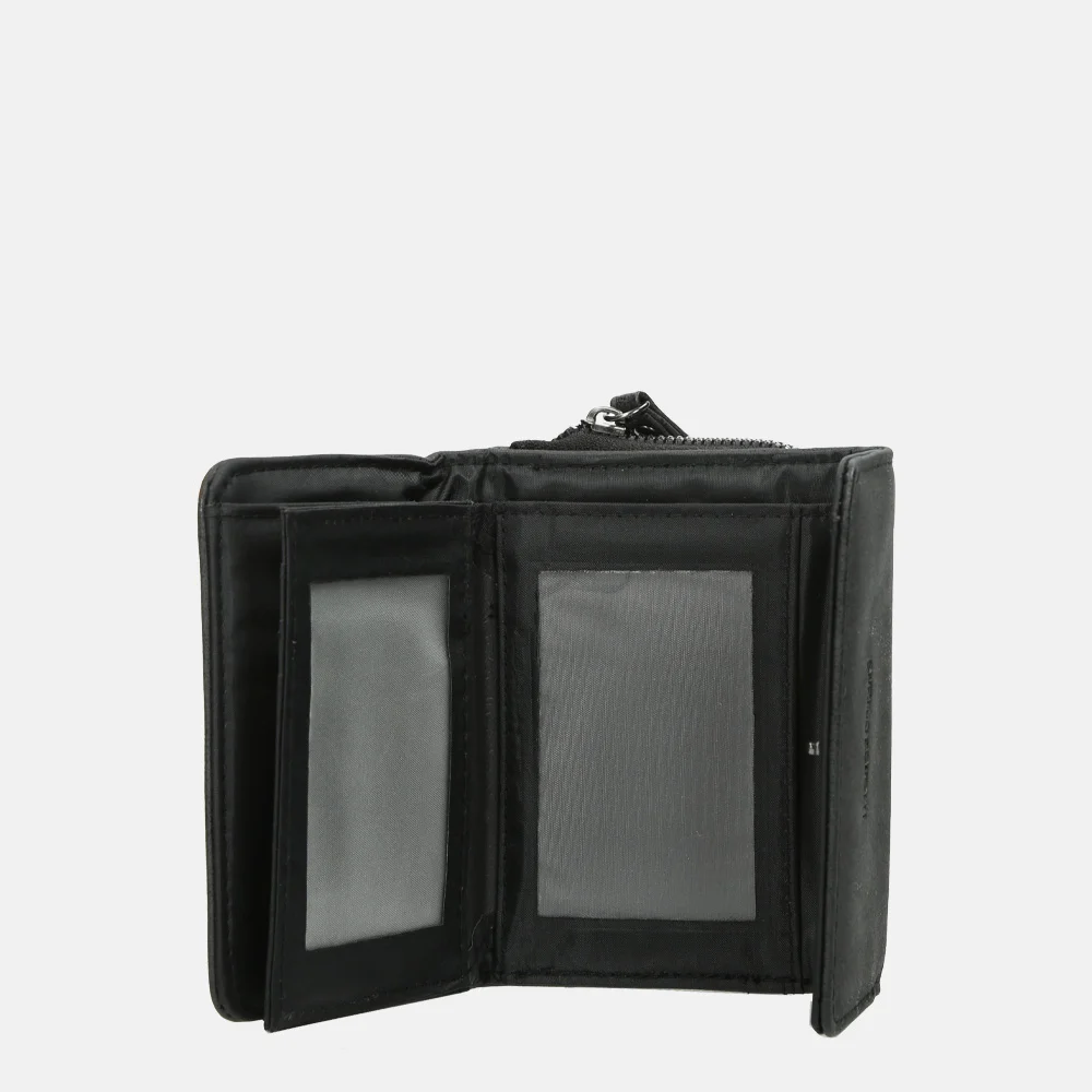 Enrico Benetti Zoë overslagportemonnee zwart bij Duifhuizen