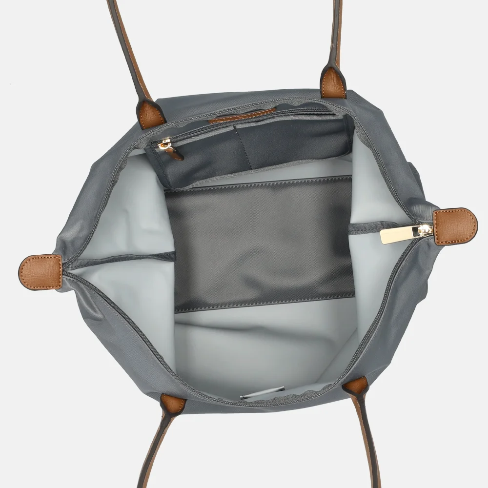 Tommy Hilfiger Popette tote shopper superior steel bij Duifhuizen